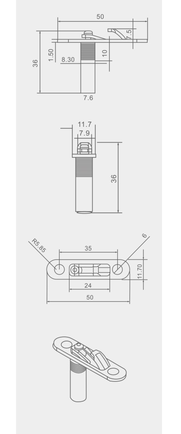 Conector Invisível K0810